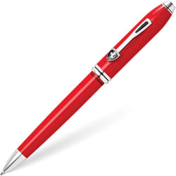 Cross Ferrari Townsend Ballpoint Pen - Corsa Pink Lacquer and Rhodium