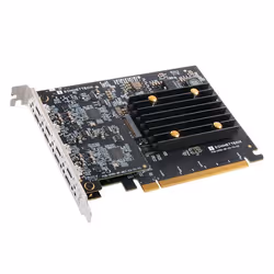 Sonnet USB3C-8PM-E, PCIe, USB 3.2 Gen 2 (3.1 Gen 2), Low-profile, PCI 3.0, Black, 10 Gbit/s