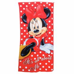 All About Me Minnie Beach Towel