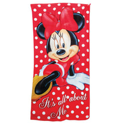 All About Me Minnie Beach Towel