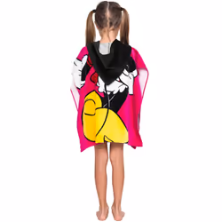 Disney Minnie Mouse Towel Hooded Poncho Bath Beach Girls