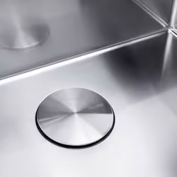BLANCO  Stainless Steel 517666 Cap Flow Decorative Drain Cover