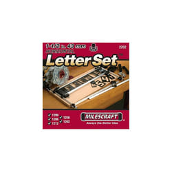 Milescraft 2202 1-1/2 Horizontal Character Template Set FOR Sign making System  Black
