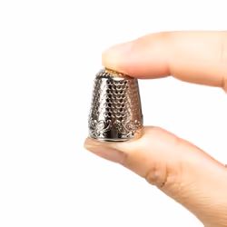 AXEN 4 Pieces Sewing Thimble  Metal Sewing Thimble Finger Protector  A
