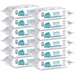 Baby Wipes,White, unscented, 768 Count