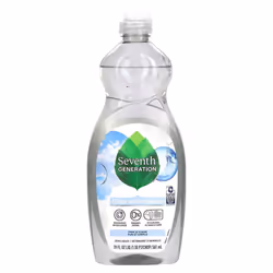 Seventh Generation, Dish Liquid, Free & Clear, 19 fl oz (561 ml)