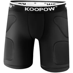 KOOPOW Youth Sliding Shorts Boys Padded Slider Shorts Sliding Pads with Cup Pocket for Baseball  Football  Hockey  Lacrosse