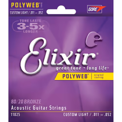 Elixir Strings 11025, Guitar, Acoustic, 6 pc(s)