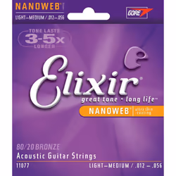 Elixir Strings 11077, Guitar, Acoustic, 6 pc(s)