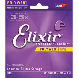 Elixir Strings 11125, Guitar, Acoustic, 6 pc(s)