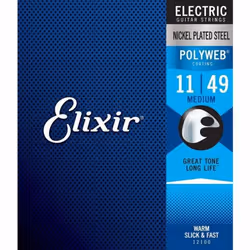 Elixir Strings 12100, Guitar, Steel, Electric, 6 pc(s)