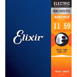 Elixir Strings 12106, Guitar, Steel, Electric, 7 pc(s)
