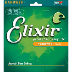 Elixir Strings 14502, Guitar, Steel, Acoustic bass, 4 pc(s)