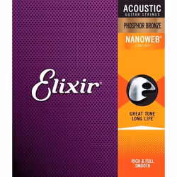 Elixir Strings 16152, Guitar, Bronzed steel, Acoustic, 12 pc(s)