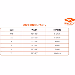 Shock Doctor Boy's Impact & Compression Shorts with Carbon Athletic Cup  Moisture Wicking Vented Protection  Youth Size
