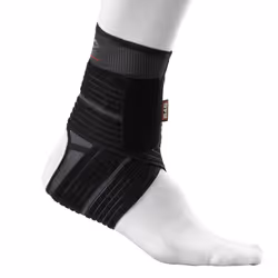 Shock Doctor Ankle Sleeve with Compression Wrap Support Black Medium