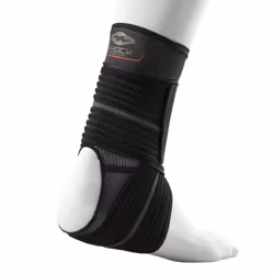 Shock Doctor Ankle Sleeve with Compression Wrap Support Black  Medium