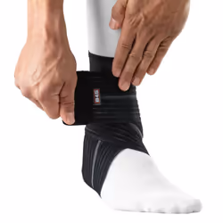 Shock Doctor Ankle Sleeve with Compression Wrap Support Black  Medium