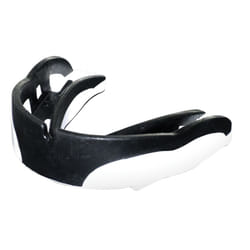 Shockdoctor Boxing Martial Arts Sports Teeth Protection Gumshield Mouthguard (2020) - Adult, Black/White