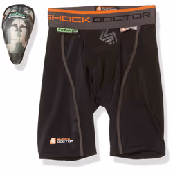 Shock Doctor Adult 235 Compression Short Hard Cup X-Large Black