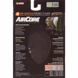 Shock Doctor Adult 235 Compression Short Hard Cup  X-Large  Black