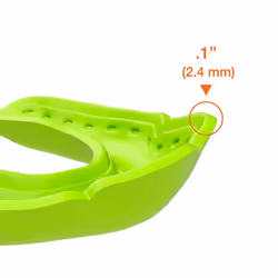 Shock Doctor Ultra-Slim Microfit Mouthguard. 2.4mm Mouth Guard For Football  Hockey  Lacrosse -Baseball  Softball  Basketball  Boxing  MMA  Jiu Jitsu.