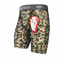 Shock Doctor Compression Shorts with Bio-Flex Athletic Cup Moisture Wicking Vented Protection Youth Sizes