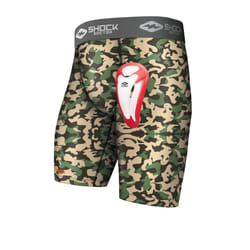 Shock Doctor Compression Shorts with Bio-Flex Athletic Cup  Moisture Wicking  Vented Protection  Youth Sizes