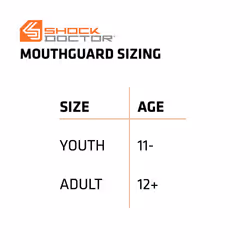 Shock Doctor Trash Talker Basketball Clear Adult Strapless