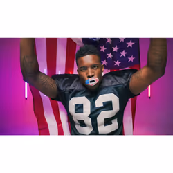 Shock Doctor Lip Guard  Adult and Youth Mouth Guard Football with Strap  Breathable Wide Opening Football Mouthpiece for Youth and Adults OSFA  Shock