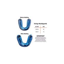 Shock Doctor Gel Max Power Mouth Guard  Flavored Sports Mouthguard for Football  Lacrosse  Hockey  Basketball  Flavored mouth guard  Youth & Adult  Ad