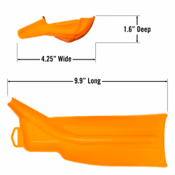 Ernst Manufacturing - 960-Orange 960 Greg's Drip-Free Oil Filter Funnel  Orange