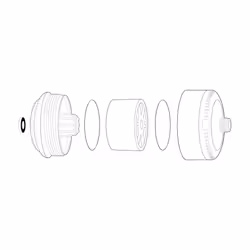 Sprite Industries SL2-CM Slim-Line 2 Universal Shower Filter  1.5 pounds  Chrome