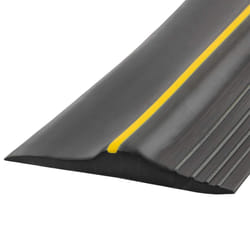 Universal Garage Door Bottom Threshold Seal Strip Weatherproof Rubber DIY Weather Stripping Replacement  Not Include Sealant/Adhesive 20Ft  Black