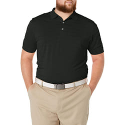 Callaway Men's Short Sleeve Opti-Dri Performance Golf Polo Shirt (Size Small-4X Big & Tall)  Black  X-Large