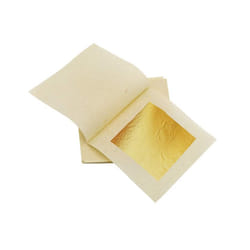 Edible Gold Leaf Sheets  5 Pieces 4.33cm*4.33cm Edible Gold Leaf for Cakes  Food  Bakery  Drinks  Makeup  Art