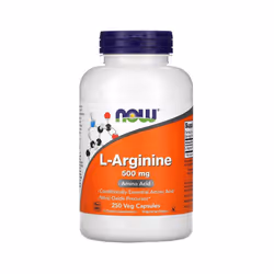 Now Foods, L-Arginine, 500 mg, 250 Veg Capsules