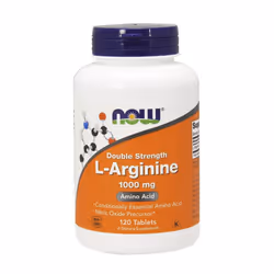 NOW Foods L-Arginine Amino Acid | Dilation of Blood Vessels | 1000mg 120 Tablets