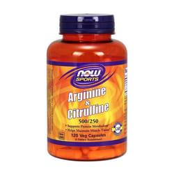 NOW Foods  Arginine & Citrulline, 500/250  - 120 vcaps