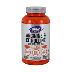 NOW Foods Arginine & Citrulline 500/250 Amino Acids | Protein | 240 Veg Capsules