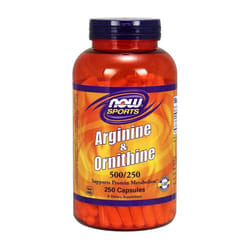 NOW Foods  Arginine & Ornithine, 500/250 , 250 caps
