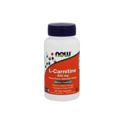 Now Foods, L-Carnitine, 500 mg, 60 Veg Capsules