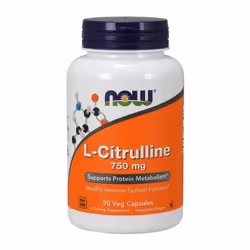 NOW Foods  L-Citrulline, 750mg - 90 vcaps