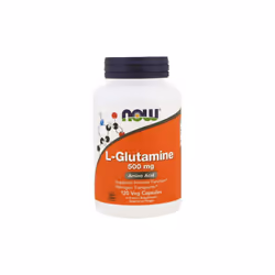 Now Foods L-Glutamine 500g 120 veg capsules