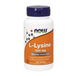 NOW Foods  L-Lysine, 500mg, 100 tablets