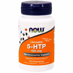 Now Foods, 5-HTP, Natural Citrus Flavor, 100 mg, 90 Chewables