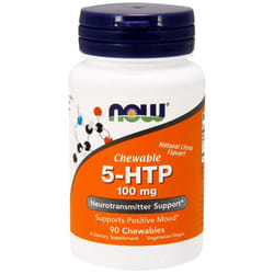 Now Foods, 5-HTP, Natural Citrus Flavor, 100 mg, 90 Chewables