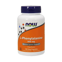 NOW Foods  L-Phenylalanine, 500mg - 120 vcaps
