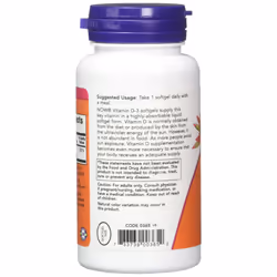Now Foods, Vitamin D-3, 1,000 IU, 180 Softgels