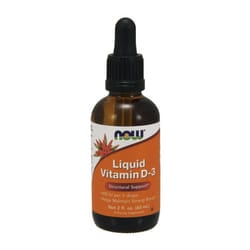 NOW Foods  Vitamin D-3 Liquid, 400 IU - 60 ml.